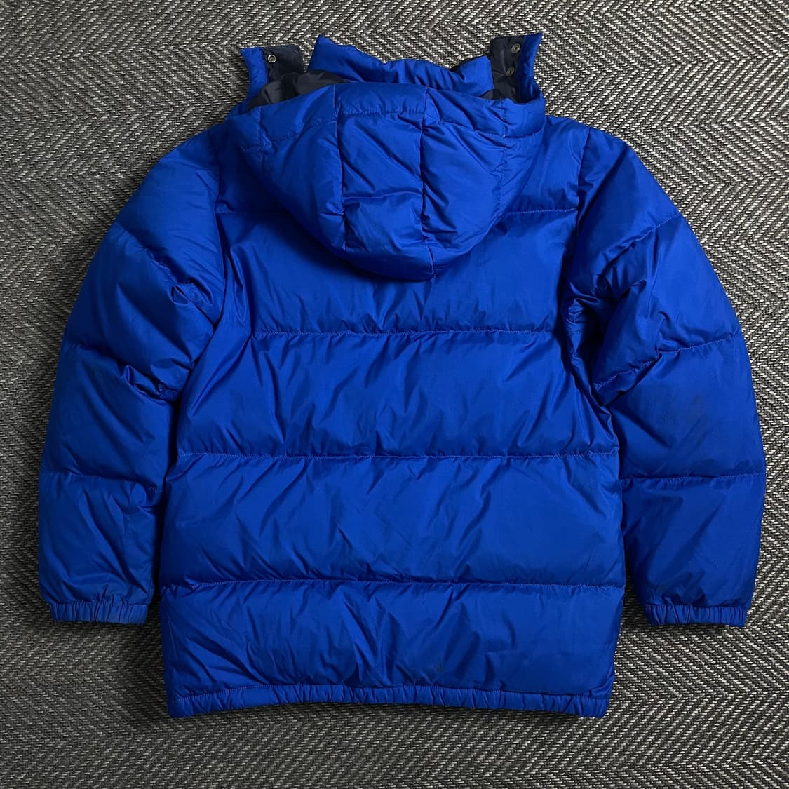 폴로 랄프로렌 포니 구스다운 푸퍼 후드 패딩 블루o 5008 상품이미지4