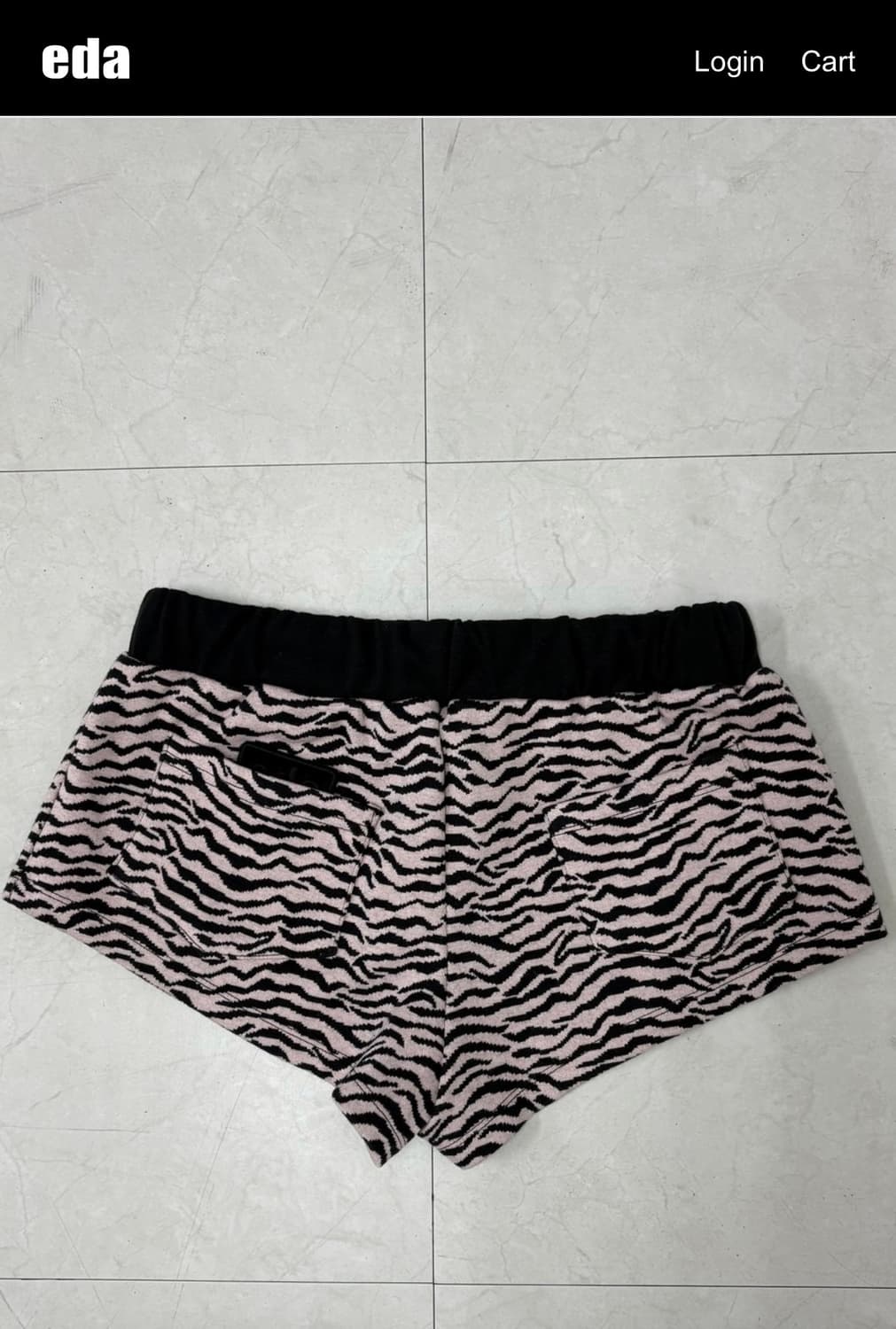 Eda 지브라 팬츠 핑크 상품이미지2