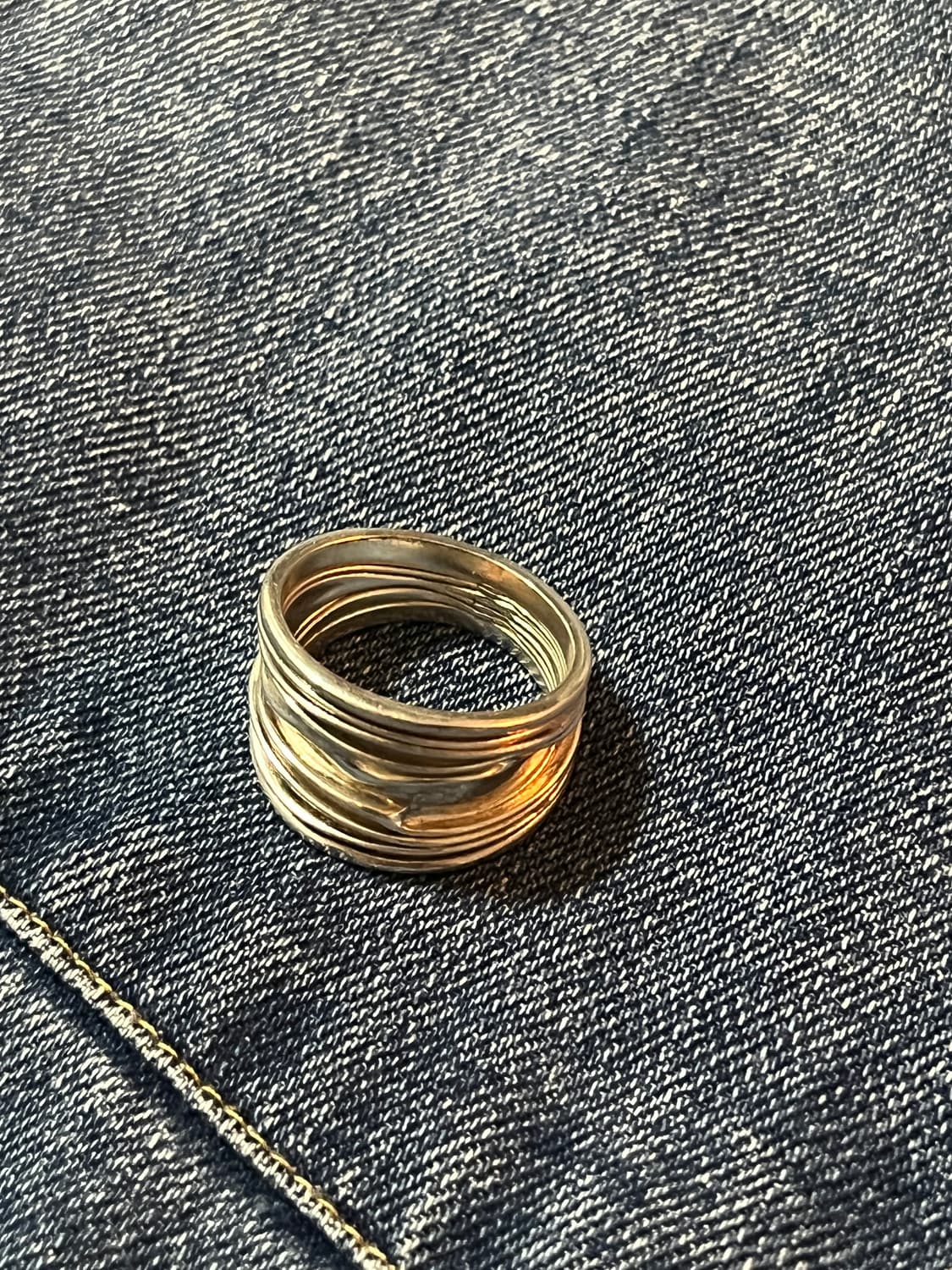 silver925 wavy ring 상품이미지1