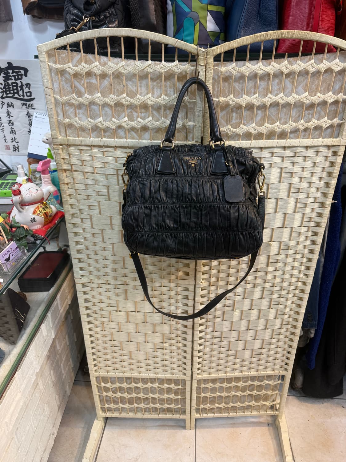 정품 프라다 고푸레 2way백 팝니다 상품이미지1