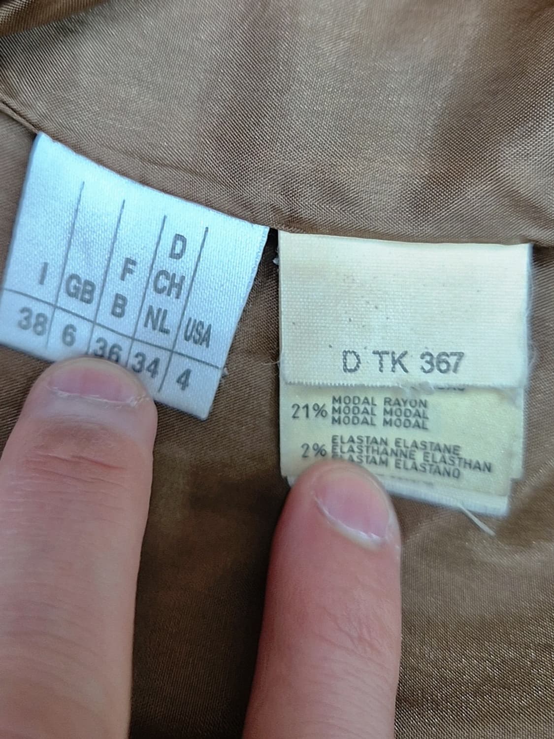 [S]<맥스 앤 코>브라운 벨벳 재킷 상품이미지4