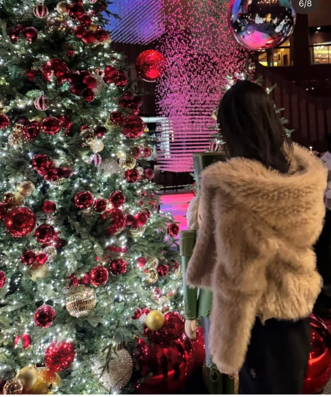 [플리즈착용]드헤베 오버핏 후드 퍼 자켓 베이지 FREE 상품이미지8