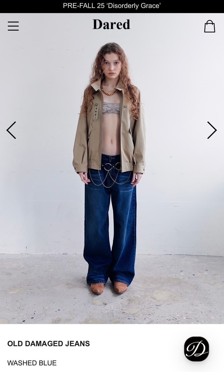 OLD DAMAGED JEANS (S) 상품이미지2