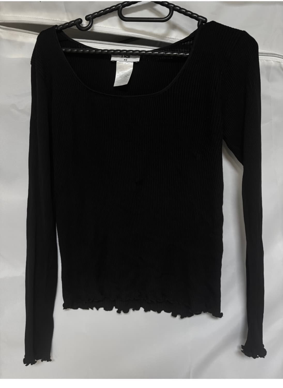 home of hai 하이 100% 실크 롱슬리브 탑 상품이미지3