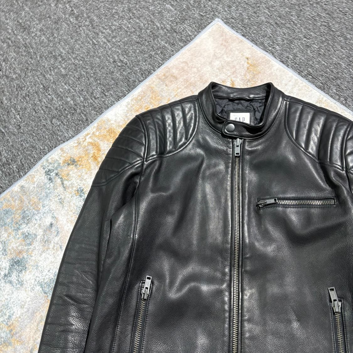 GAP 빈티지 소가죽 레더 자켓 상품이미지3