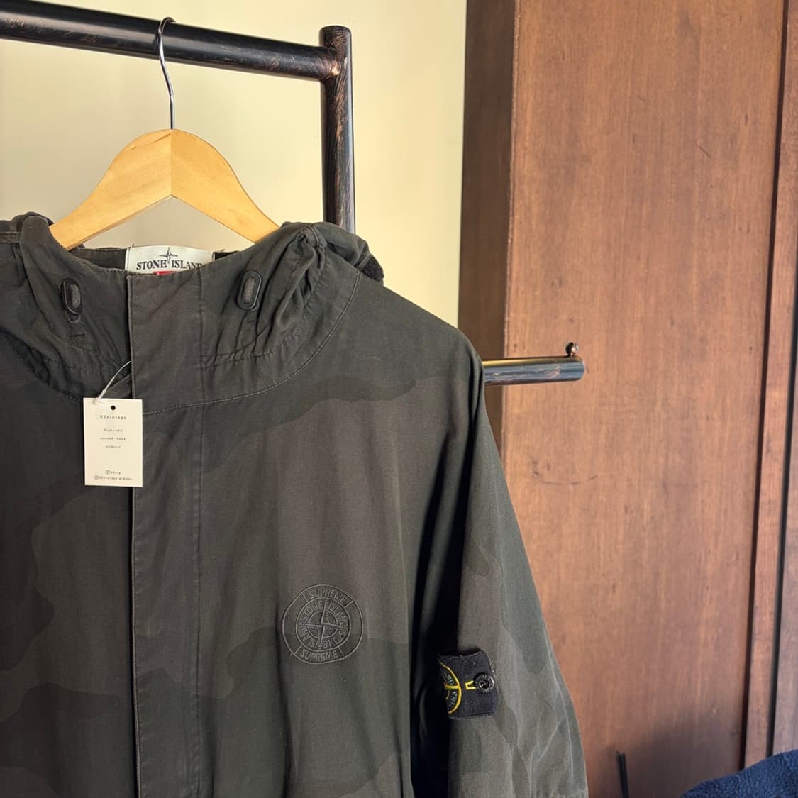 15482 - 19S/S 슈프림 X 스톤아일랜드 라이엇 마스크 카모 자켓 상품이미지5