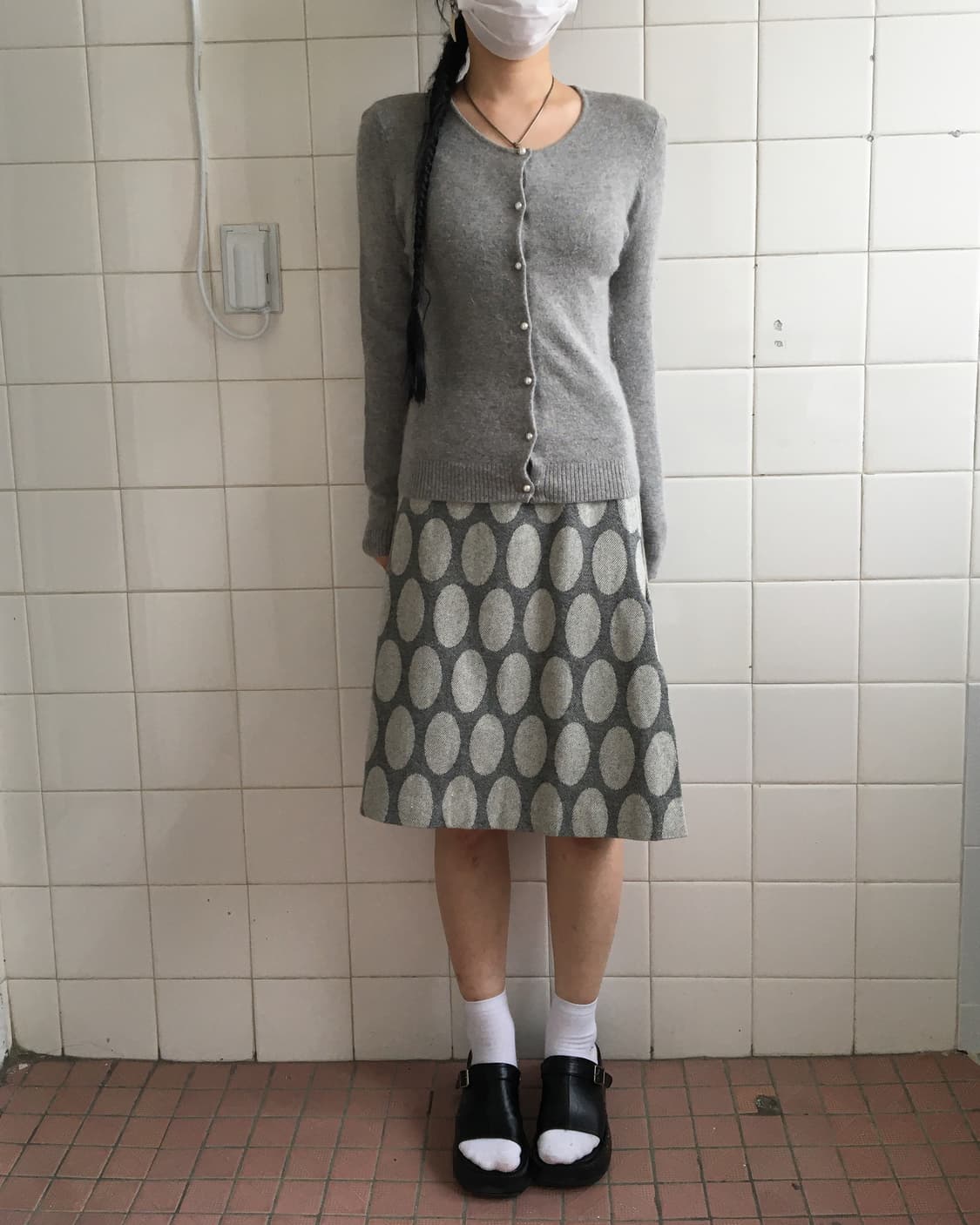 Button point knit cardigan 상품이미지1