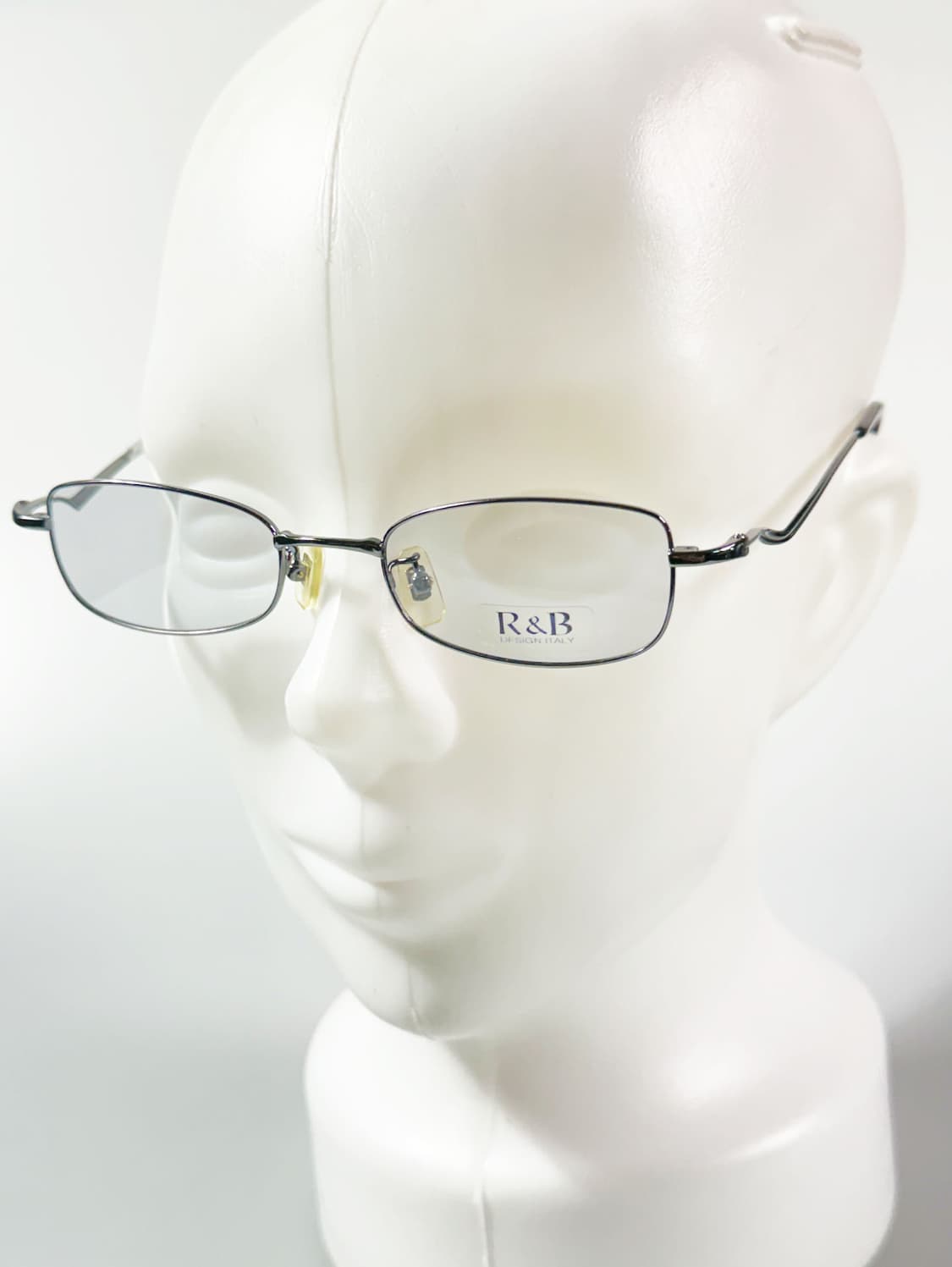 R&B EYEWEAR 건메탈 슬림 스퀘어 프레임 빈티지 안경 상품이미지8