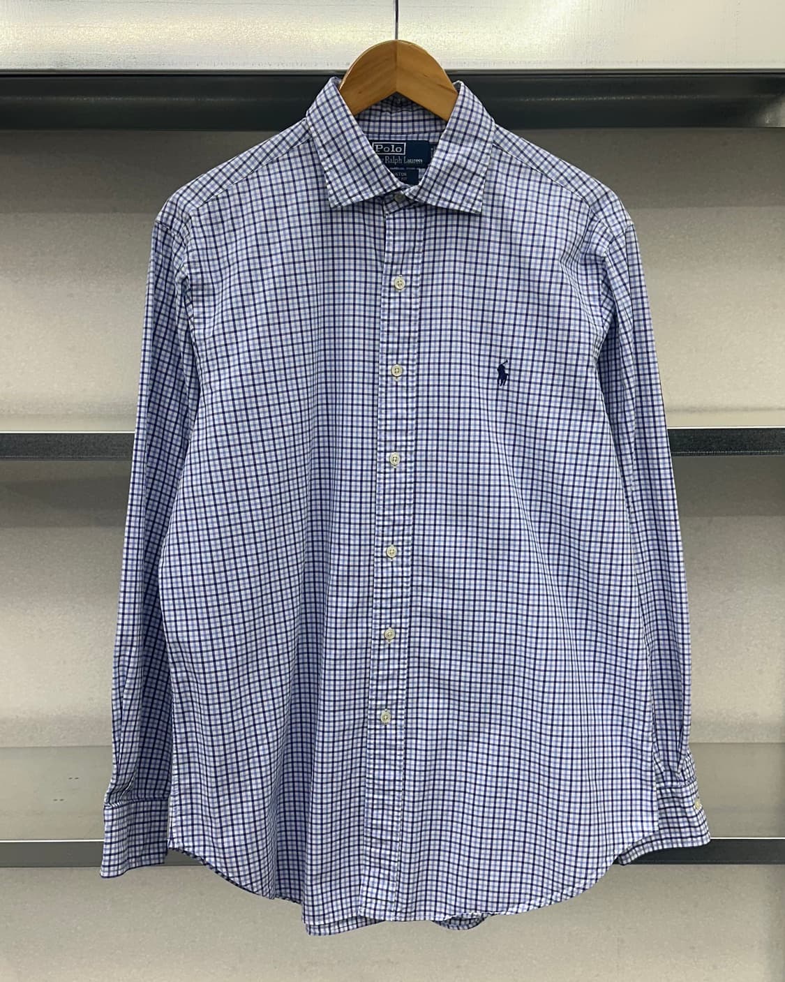 (L)폴로 체크 셔츠-M1968 상품이미지1