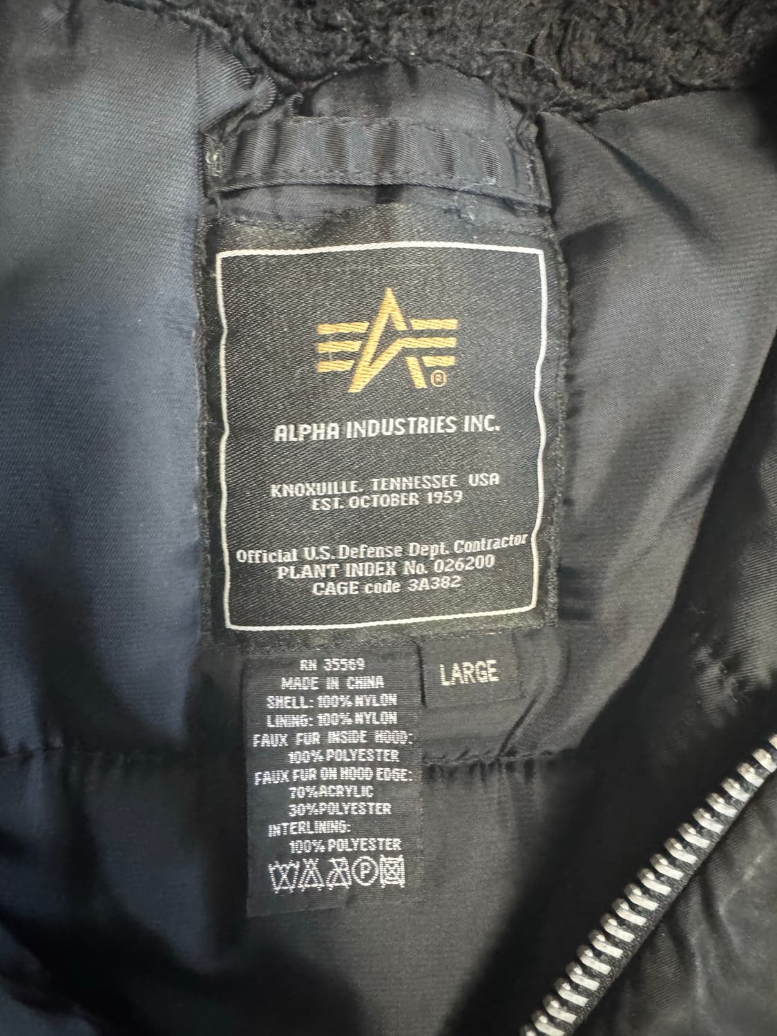 (L) 알파인더스트리(Alpha Industries)의 N-3B 파카 상품이미지3