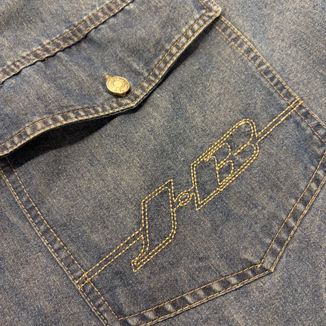 [XL] Johnny Blaze 빈티지 데님 셔츠 남방 B299 상품이미지4