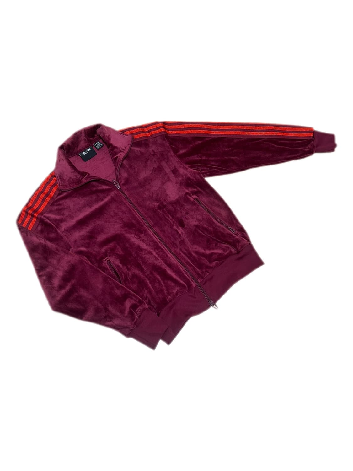 아디다스 아이비 파크 버건디 벨벳 자켓 상품이미지2