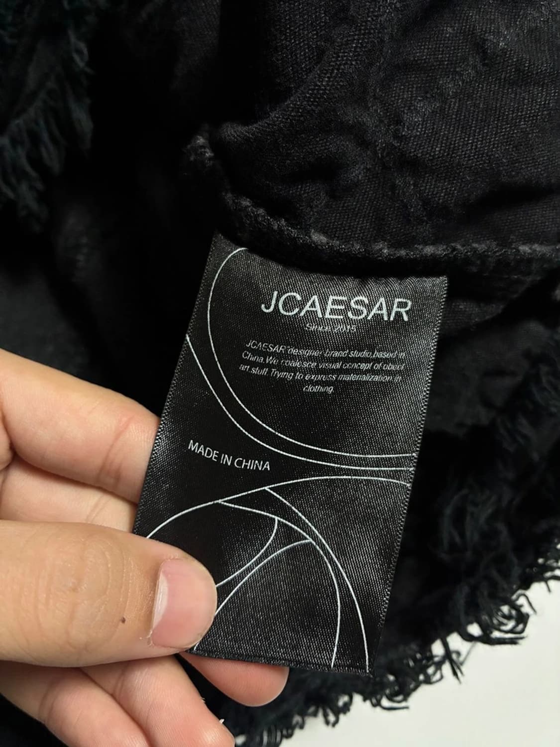 JCAESAR 블랙 데님 멈미 자켓 R1426 상품이미지7