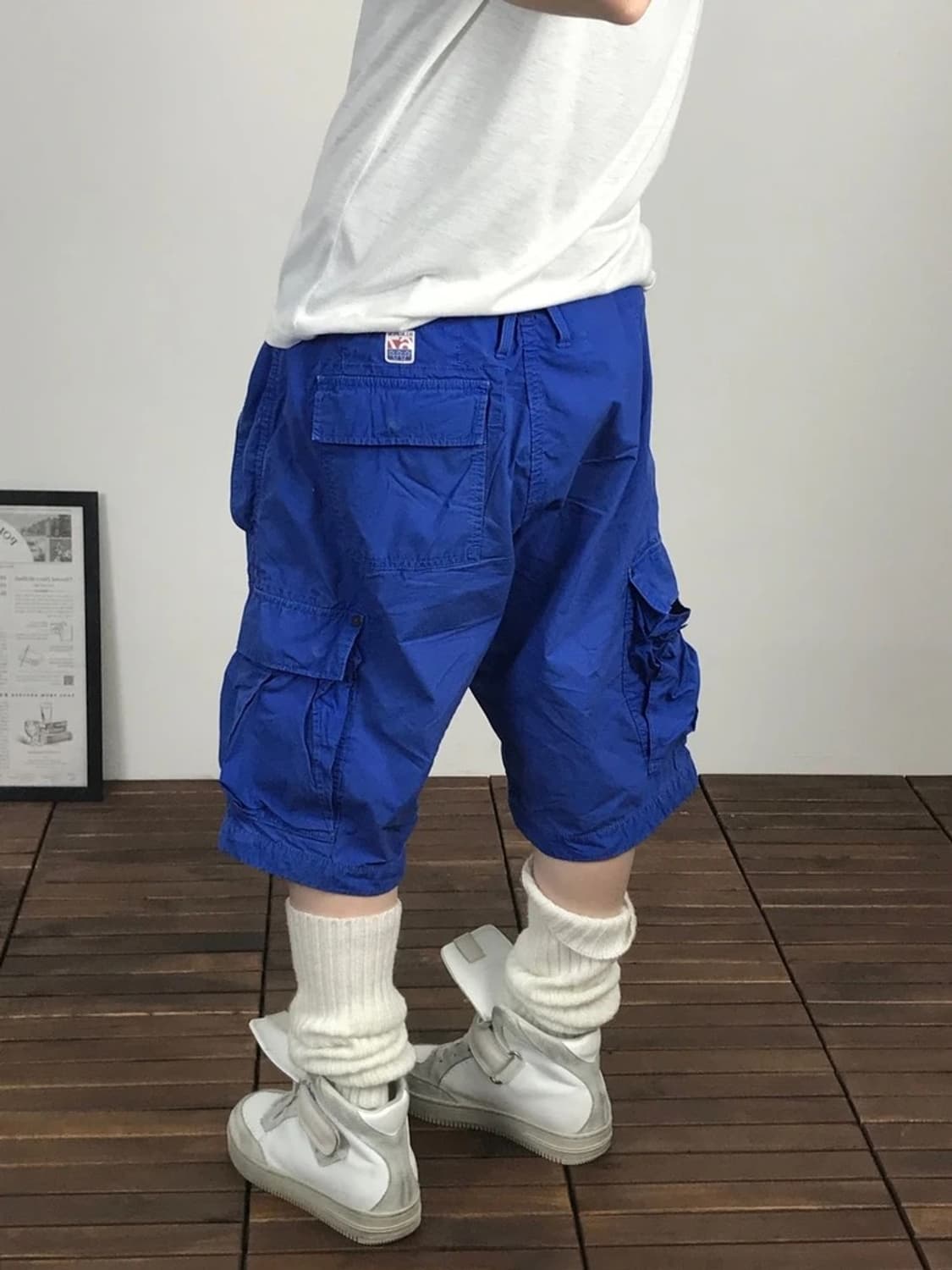 Polo Jeans Co Blue Cargo Shorts 상품이미지2