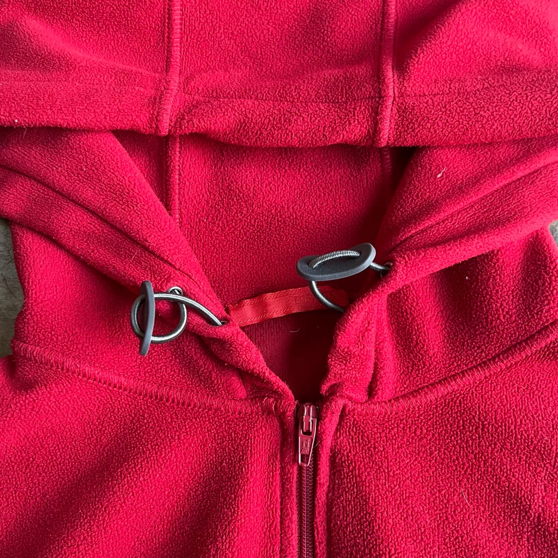 프라다 레드라인 풀집 후즈 플리스 자켓  상품이미지3