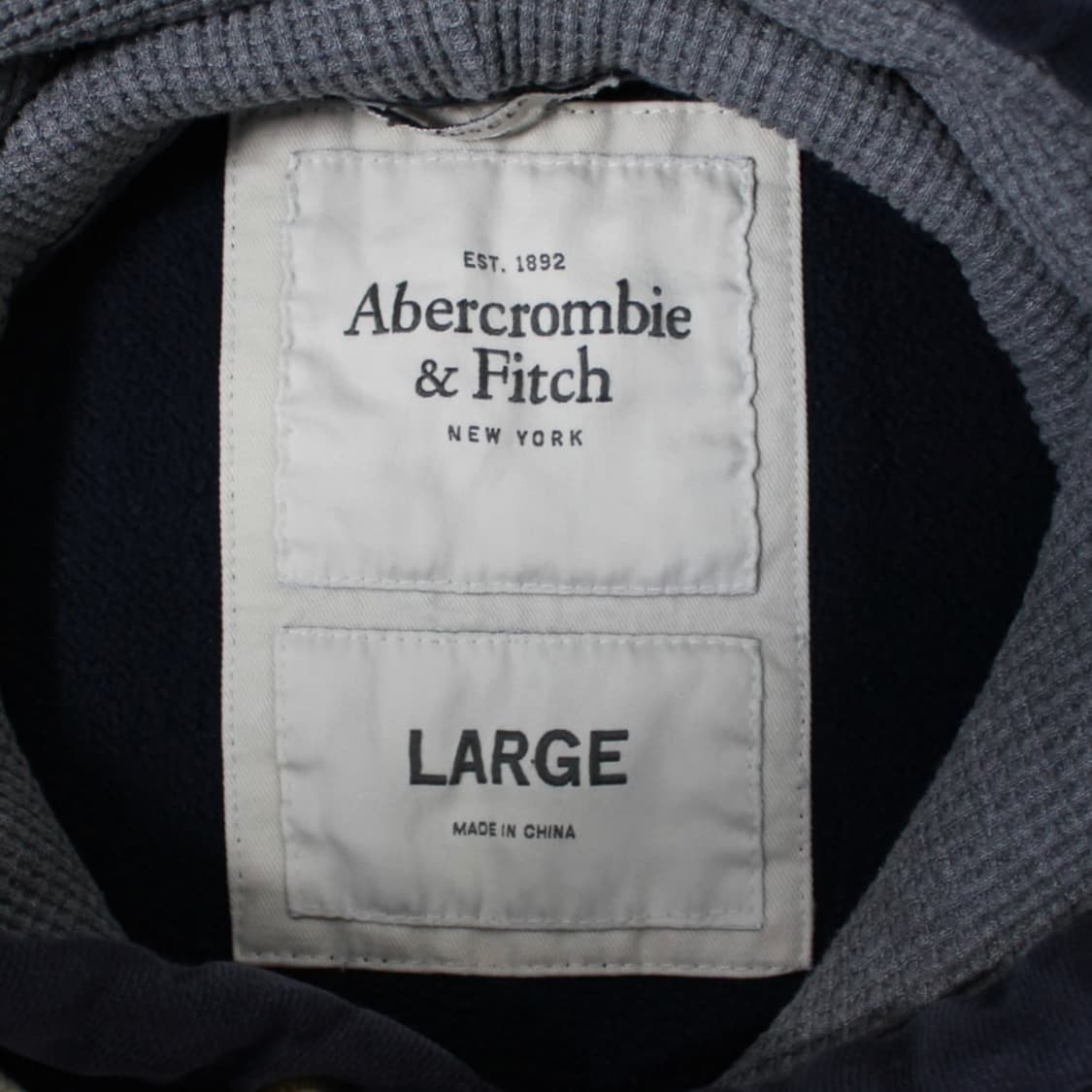 Abercromble 아베크롬비 네이비 후드티 상품이미지4