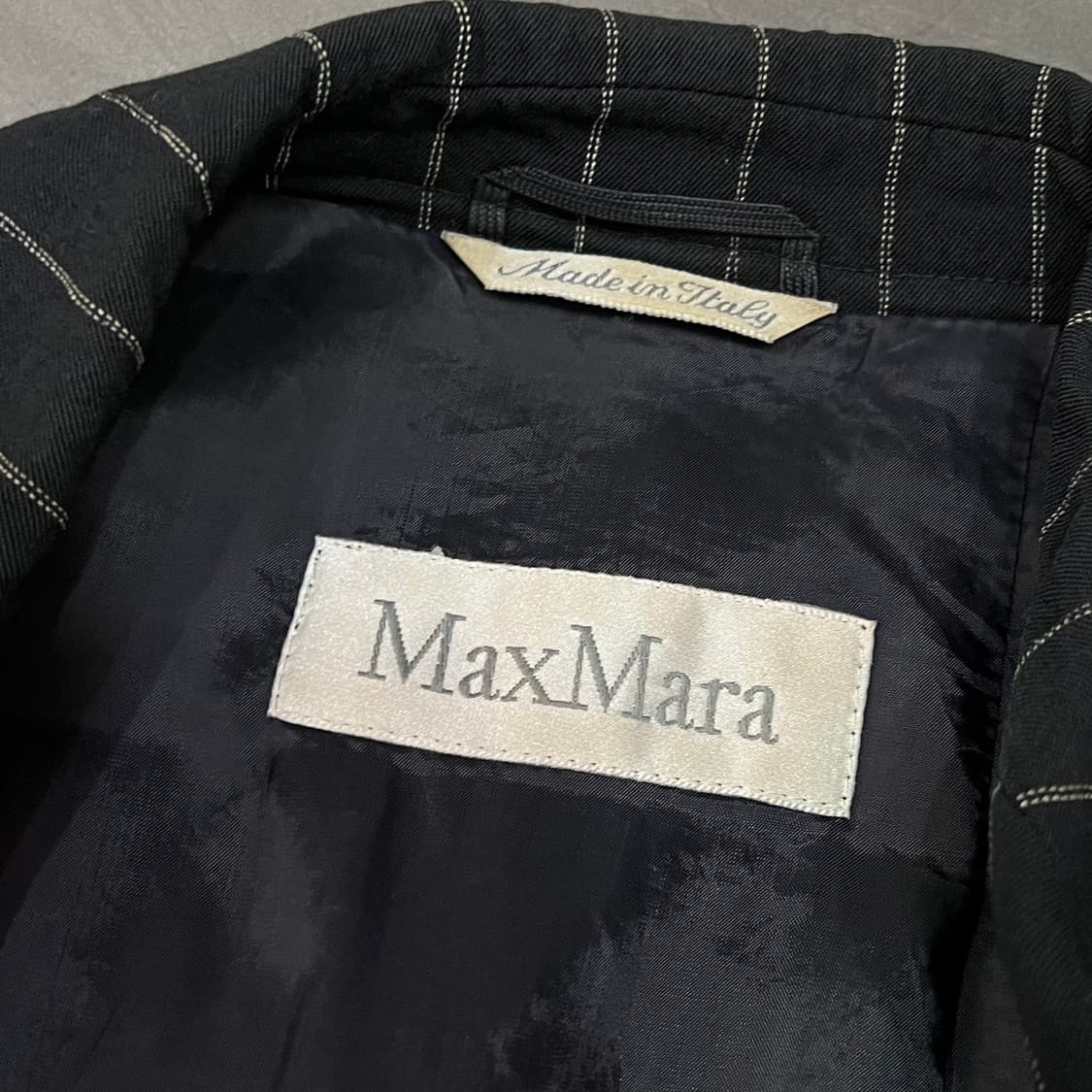  막스마라 스트라이프 더블 블레이저 y16074 상품이미지6