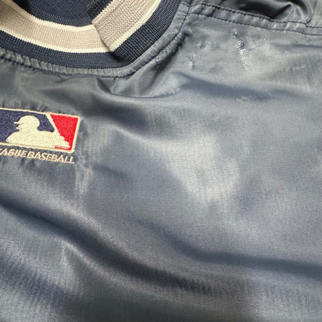 MLB 네이비 뉴욕양키즈 올드스쿨 바시티 자켓 상품이미지7