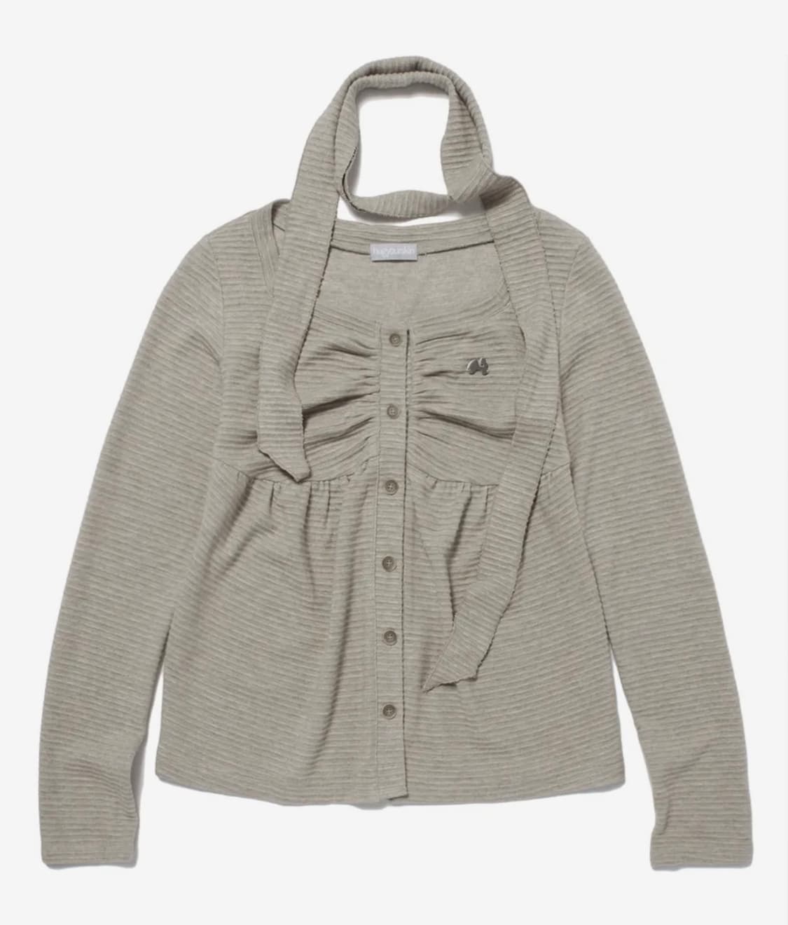 허그유어스킨 니트 베이비돌 가디건 브라운 상품이미지1