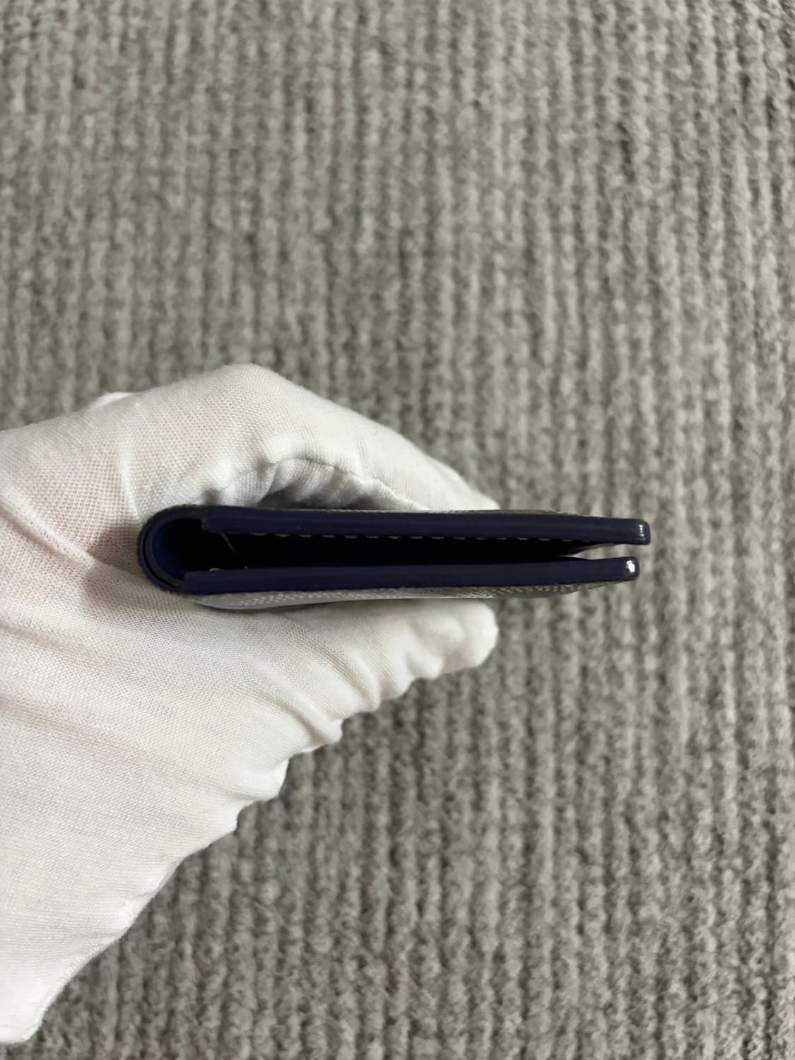 (새상품급) 고야드 생피에르 카드지갑 네이비 상품이미지7