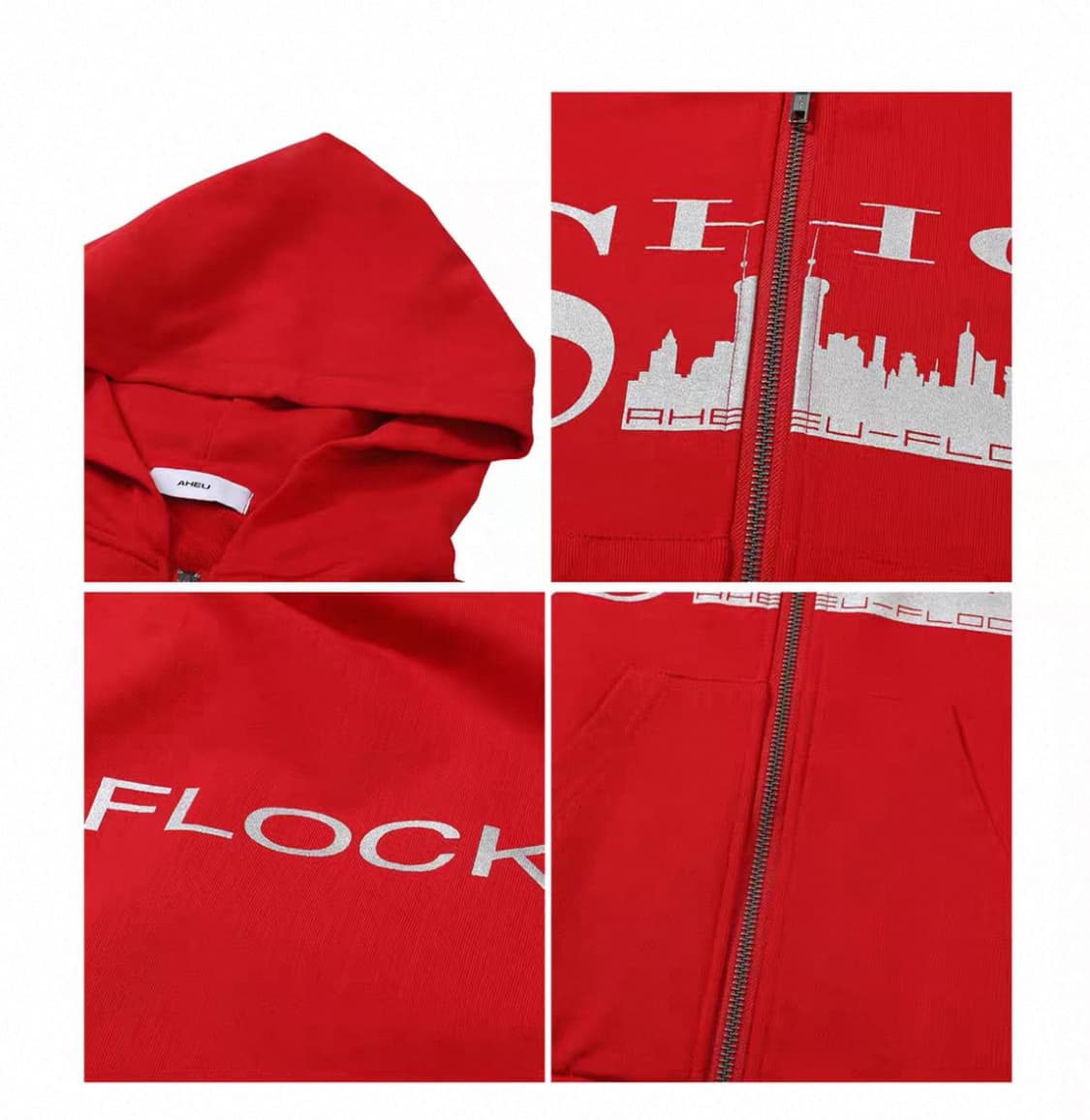 SHC Printed Slim Zip Hoodie 상품이미지2