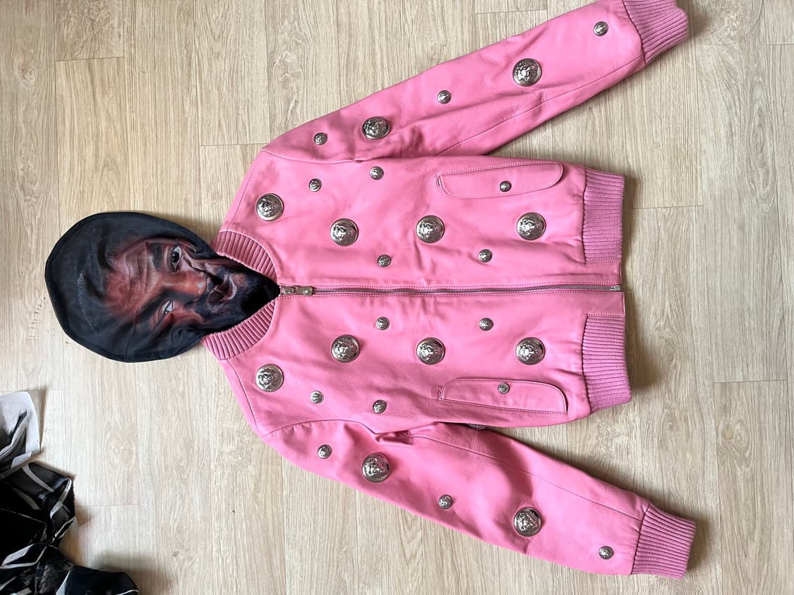 베르사체 가죽 봄버자켓(38) 상품이미지3