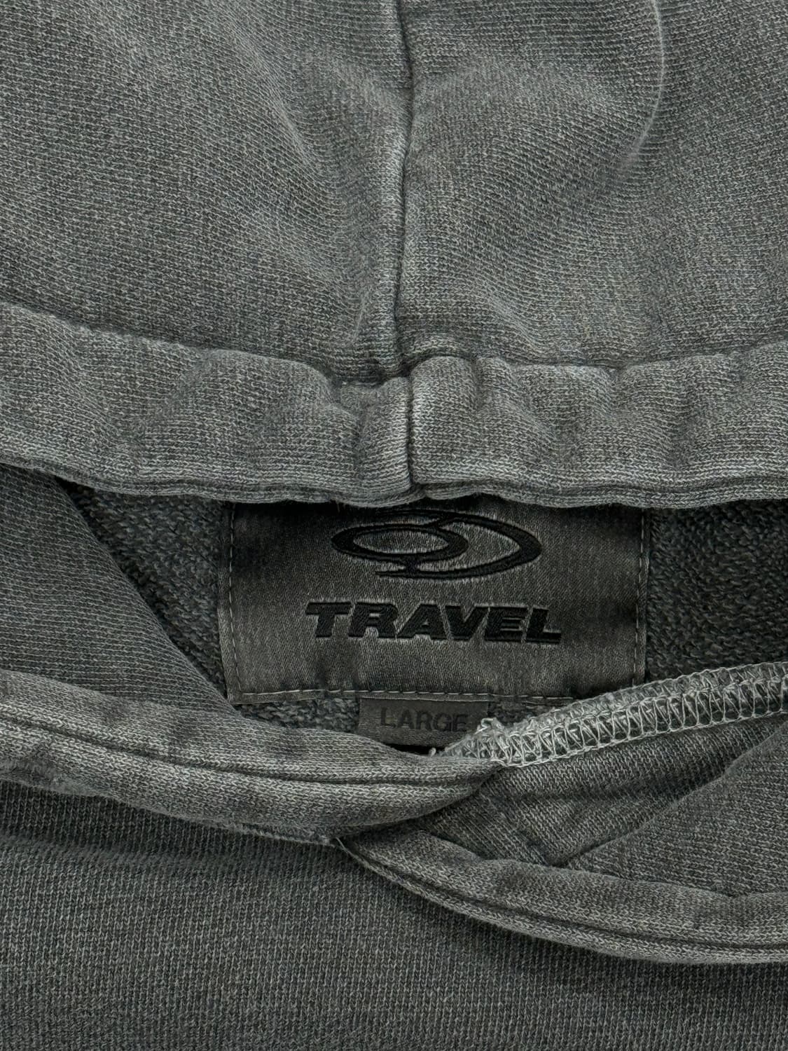 트래블 피그먼트 워싱 후드티 상품이미지4