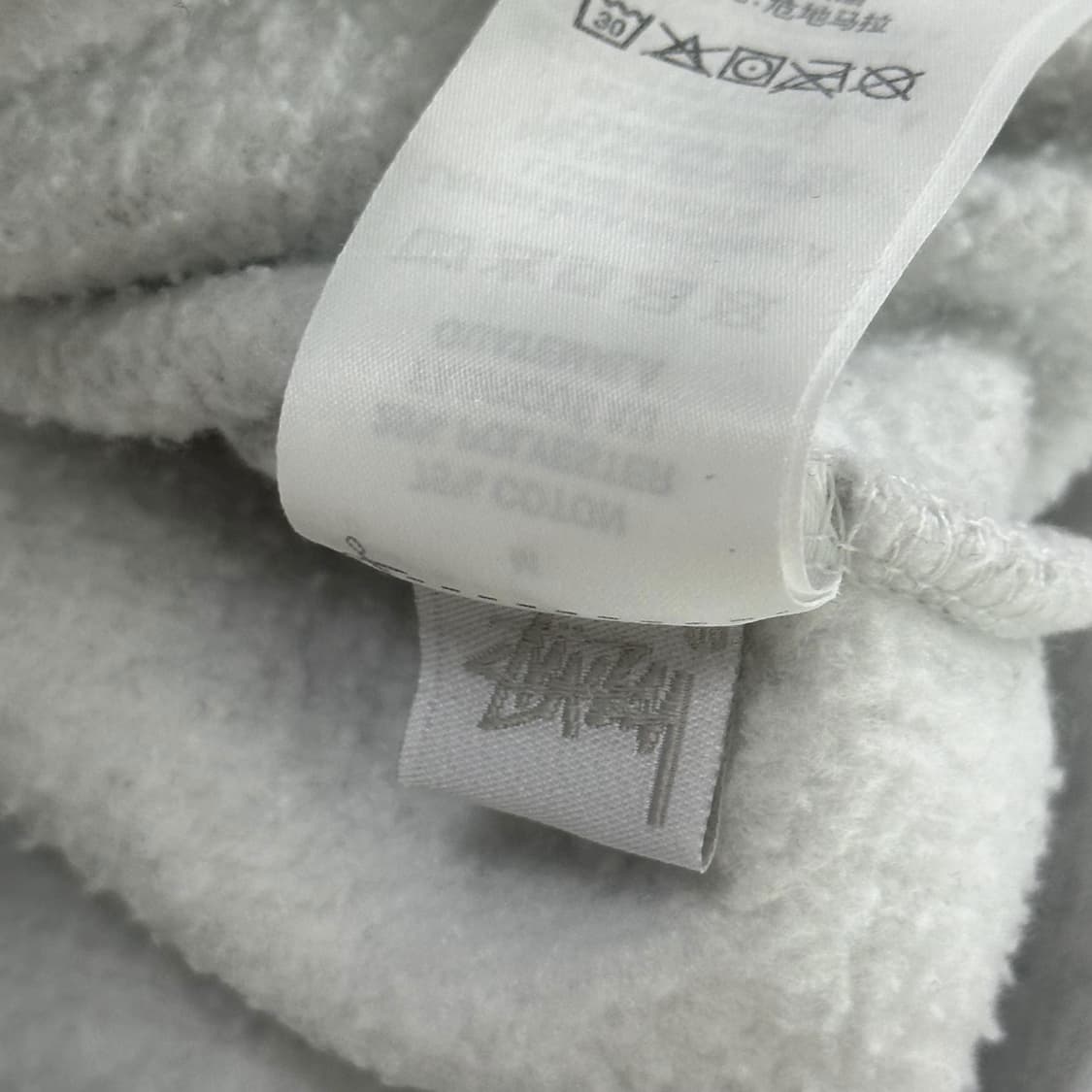 스투시 베이직 백로고 오트밀 후드티 (M) 상품이미지9