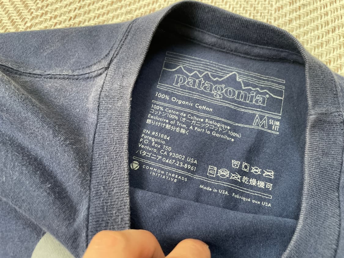 파타고니아 usa 오가닉 코튼 반팔티셔츠  J03522 상품이미지3