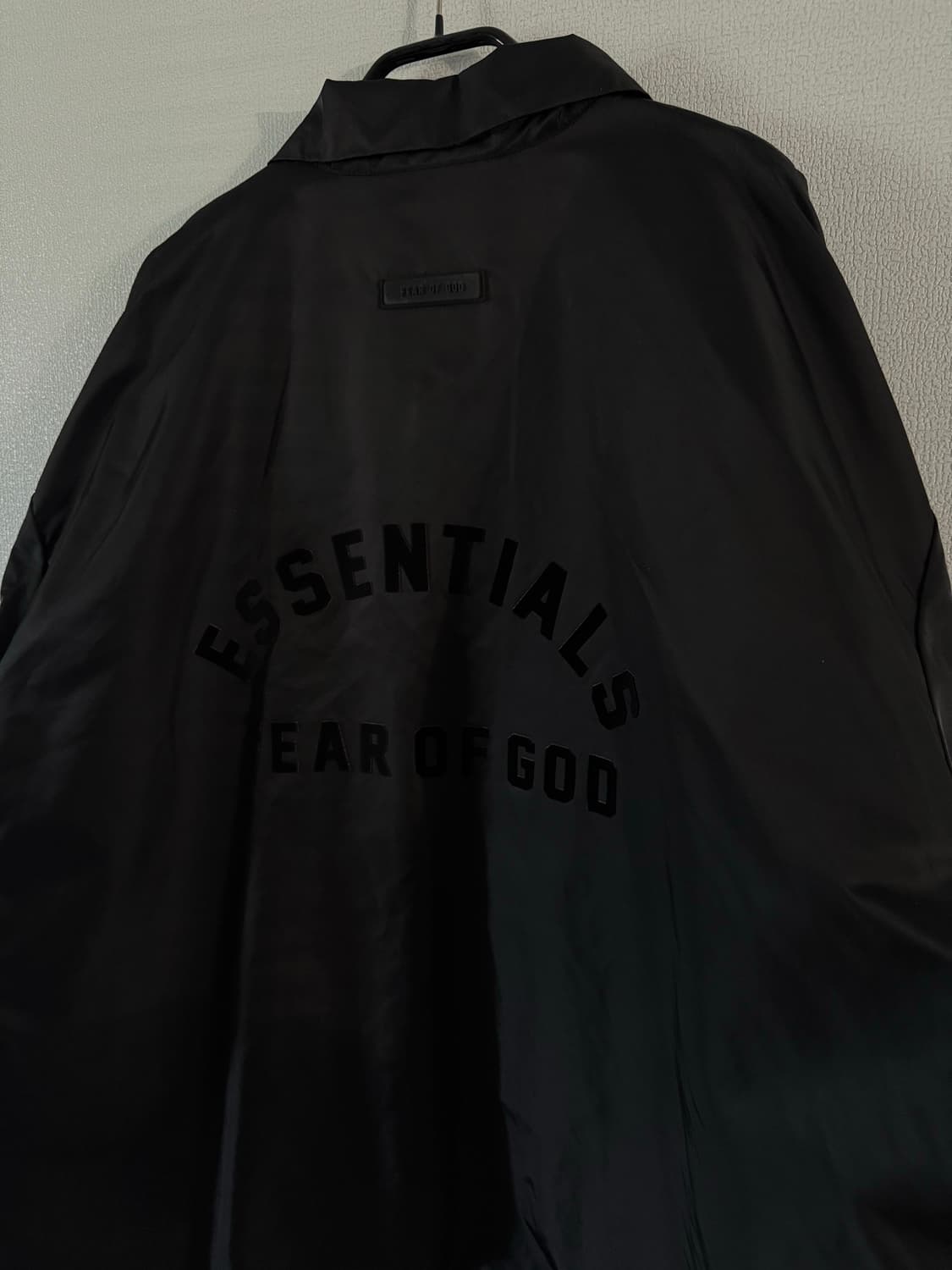 [XL] 피어오브갓 에센셜 코치 자켓 블랙컬렉션 상품이미지5