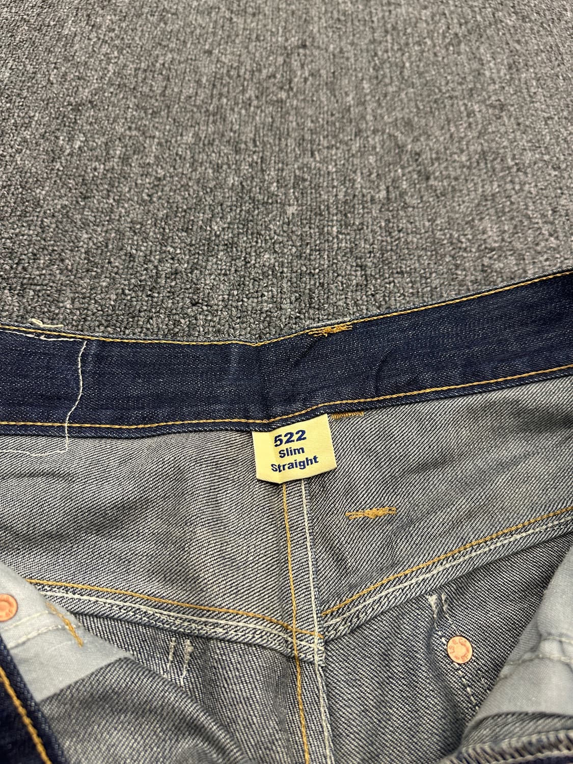 30) 리바이스 522 슬림 스트레이트 데님팬츠 상품이미지7