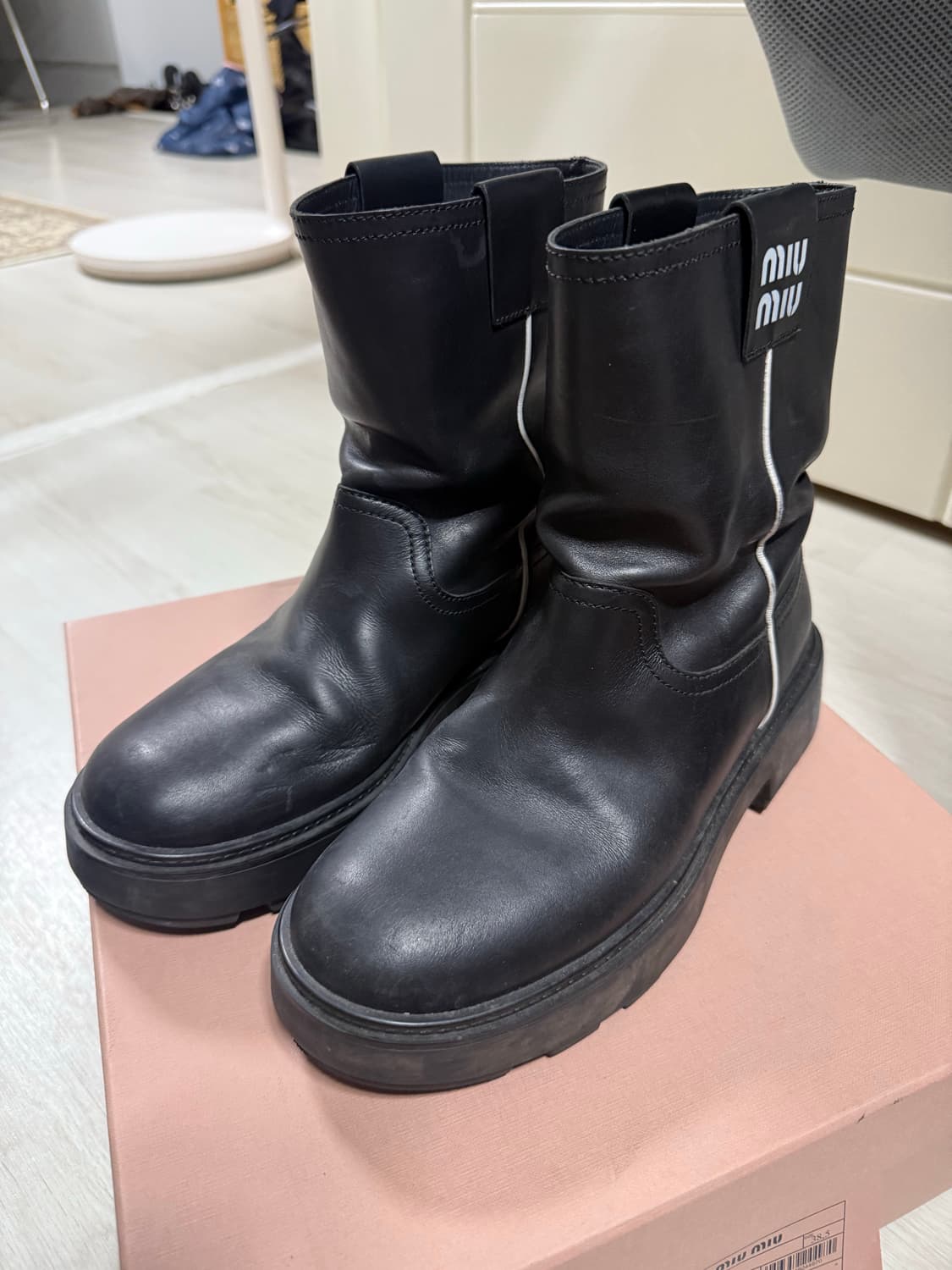 미우미우 miumiu 부츠 38.5  상품이미지1