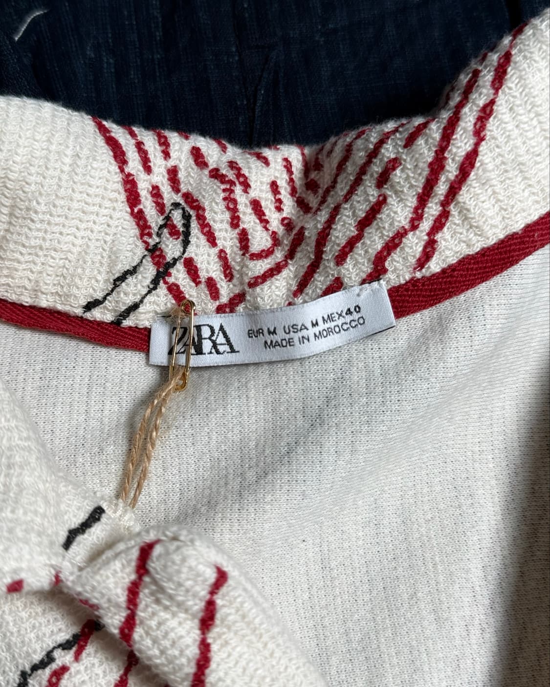 Zara 패턴 숏슬리브 셔츠 M 상품이미지4