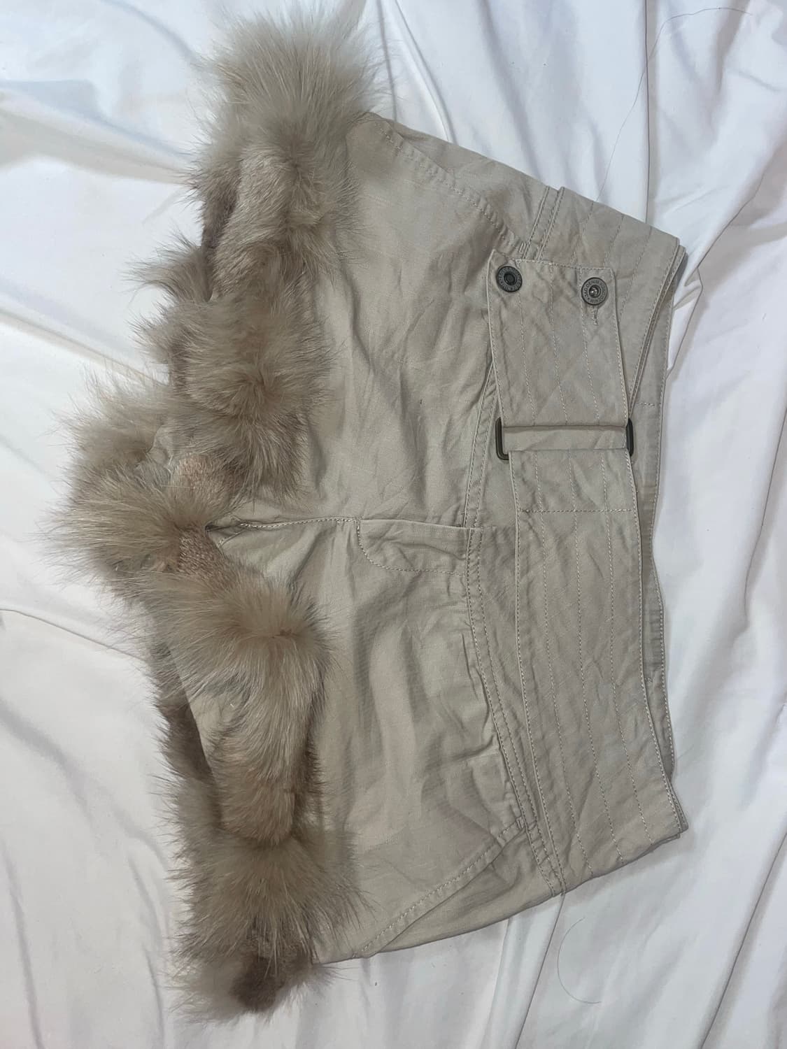 갸루 펑크 퍼 팬츠 상품이미지2