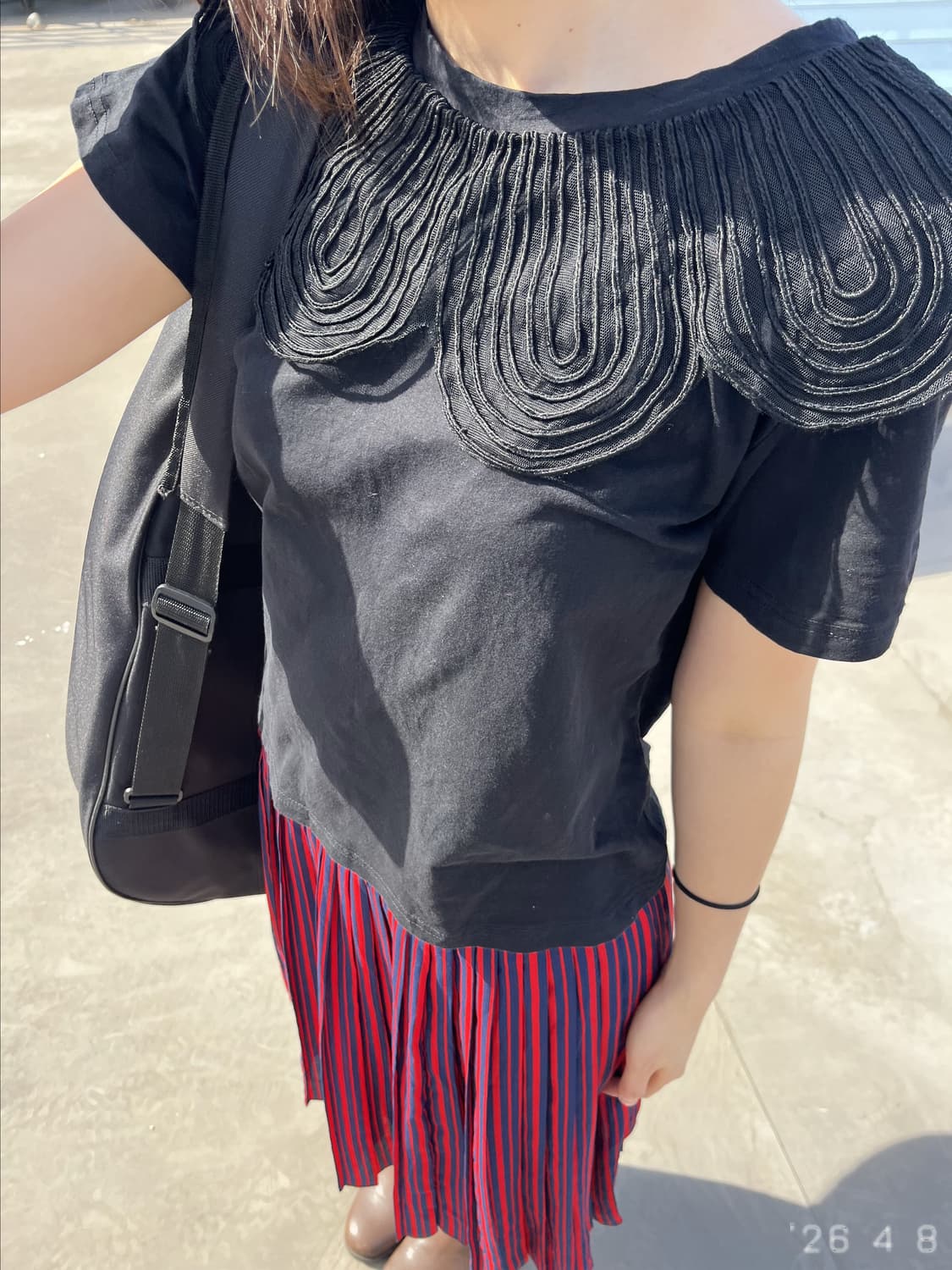 Corded Collar Tee 코디드 칼라 티 상품이미지2
