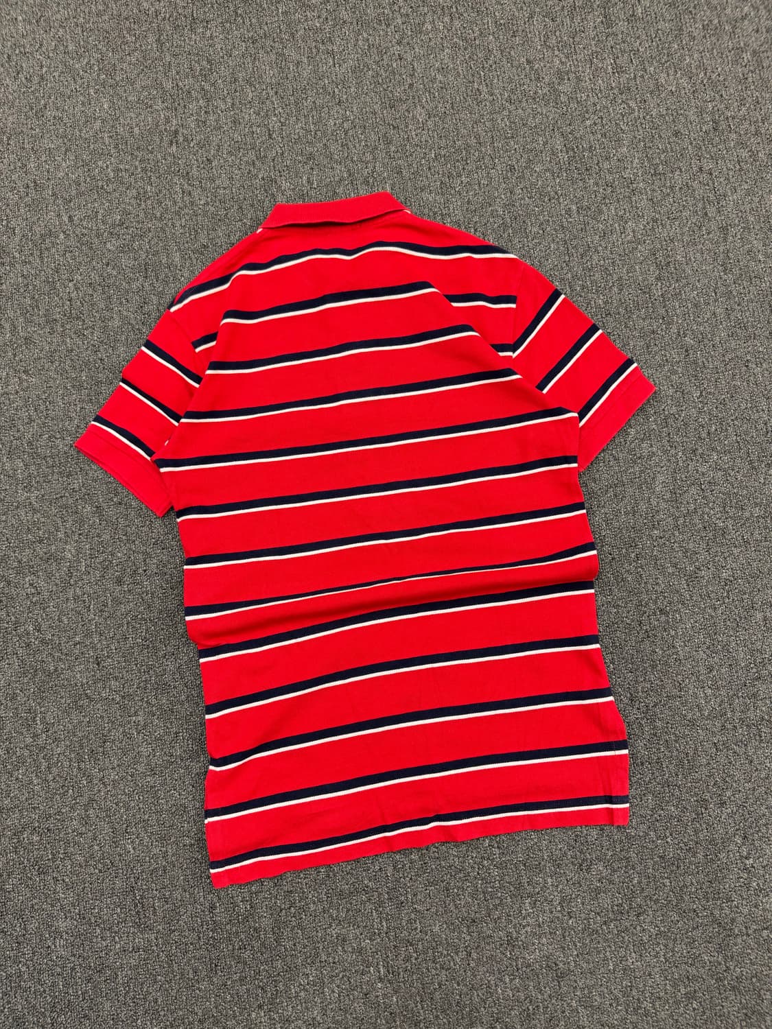 S)폴로랄프로렌 빈티지 스트라이프 패턴 여성 카라 반팔 상품이미지4