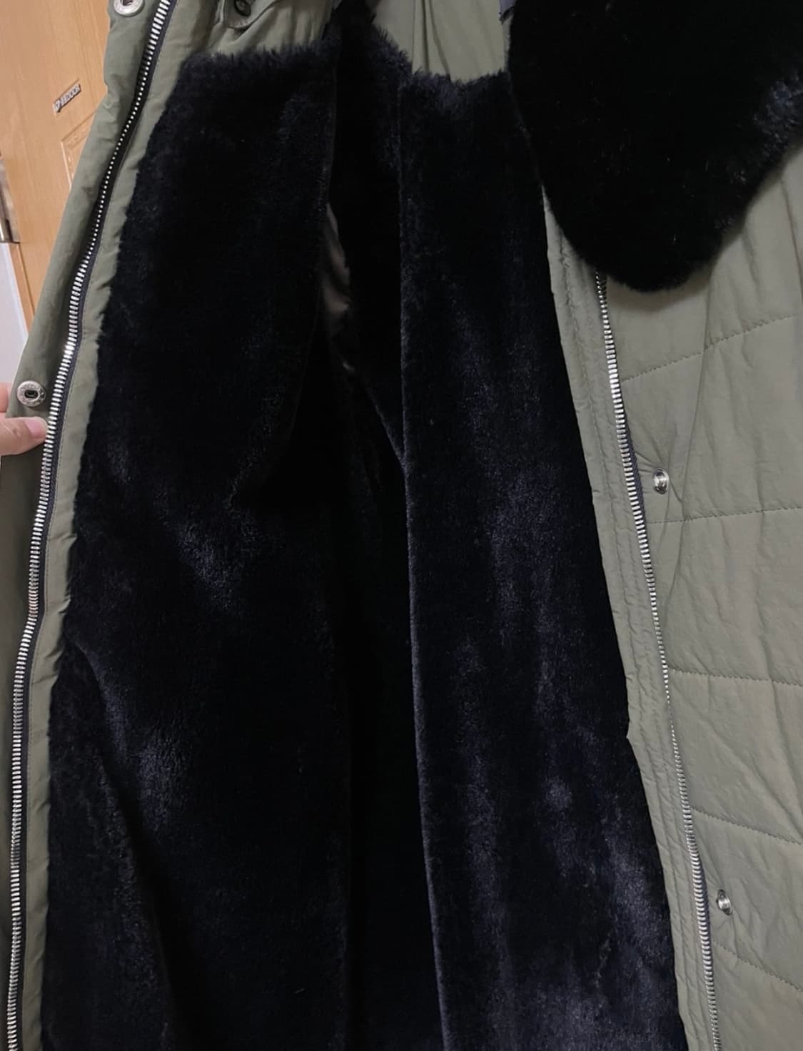 길트프리 카키 롱패딩 상품이미지3