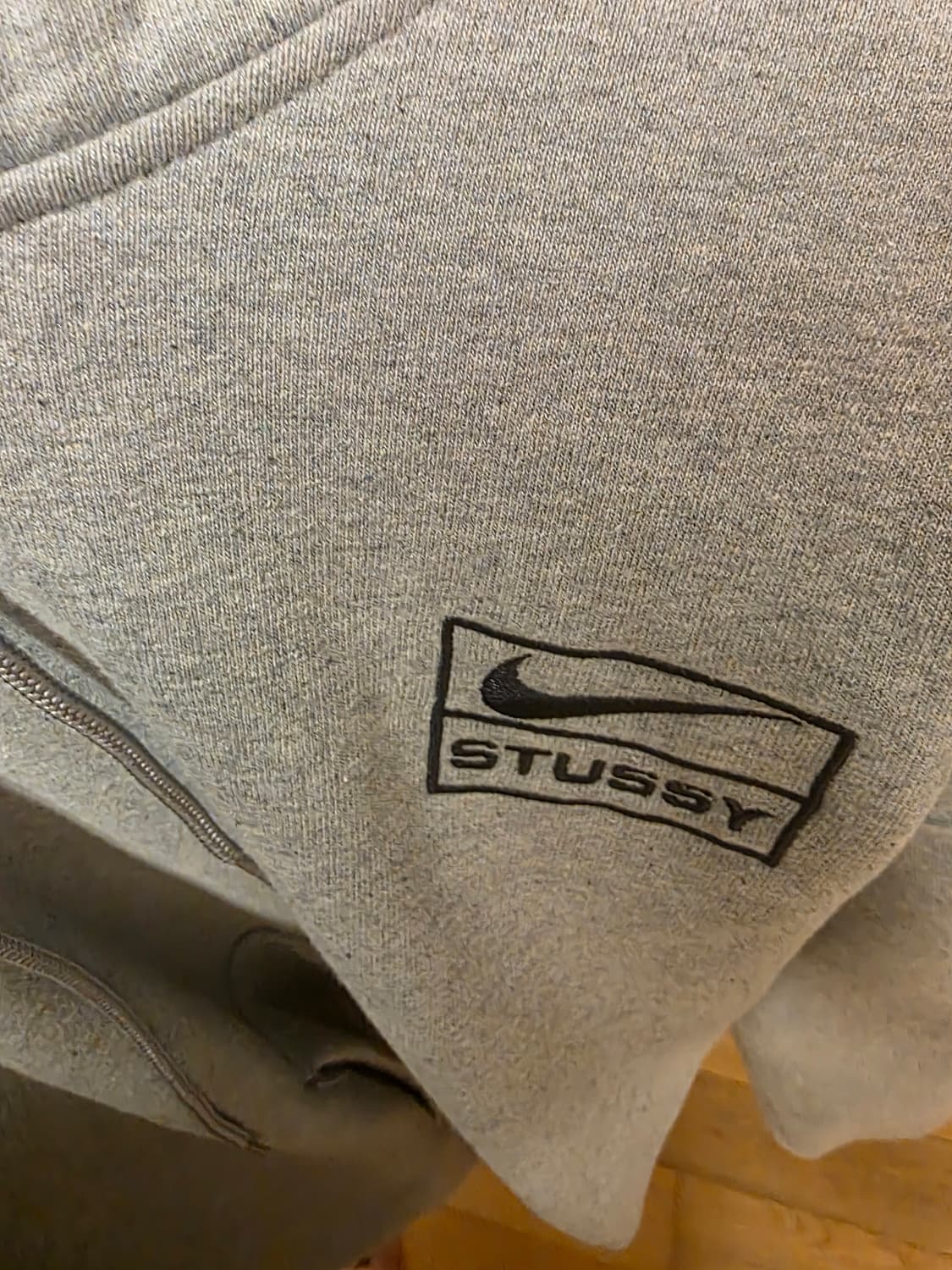 나이키 스투시 회색 후드티 M사이즈 상품이미지4