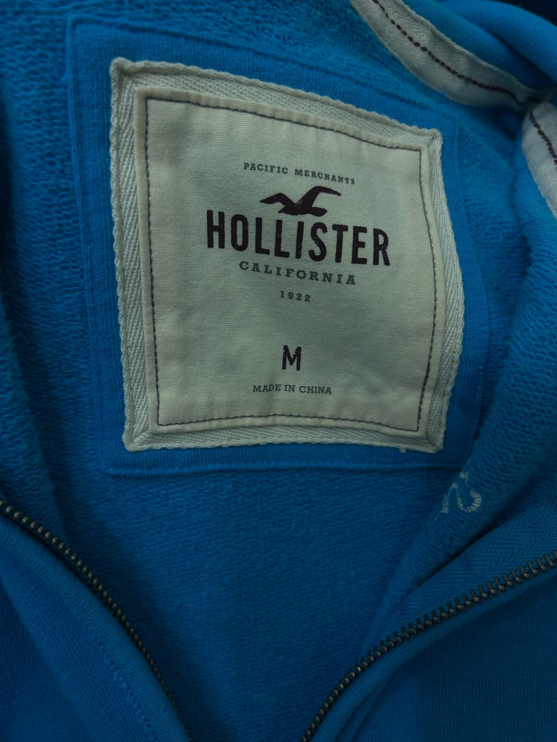 [M]홀리스터 스펠아웃 후드집업/블루/기모 상품이미지5