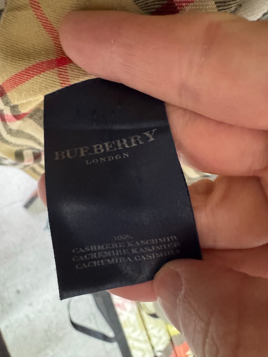 버버리 캐시미어 카코트 M 상품이미지3