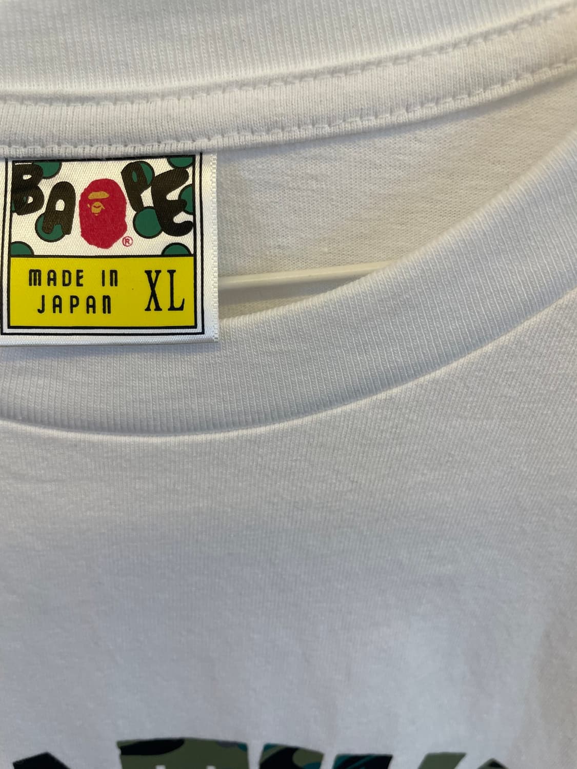 [새상품] BAPE 베이프 카모컬리지 반팔티 XL 상품이미지3