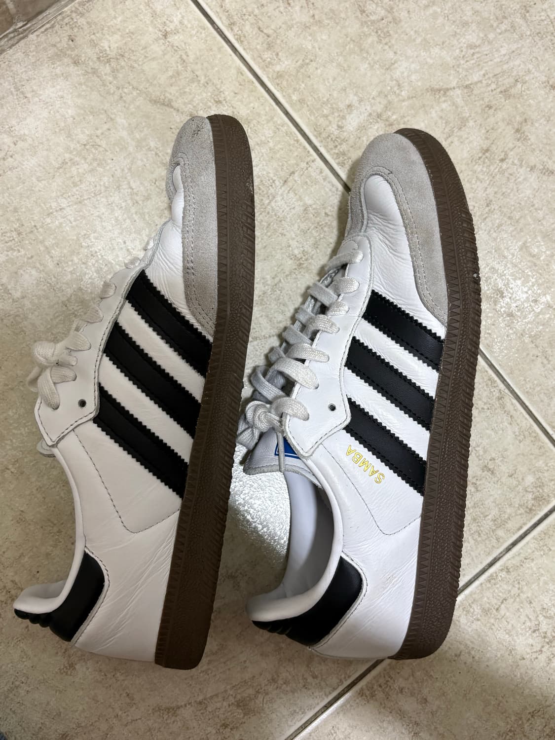 아디다스 삼바 OG - 화이트:블랙 250 상품이미지2