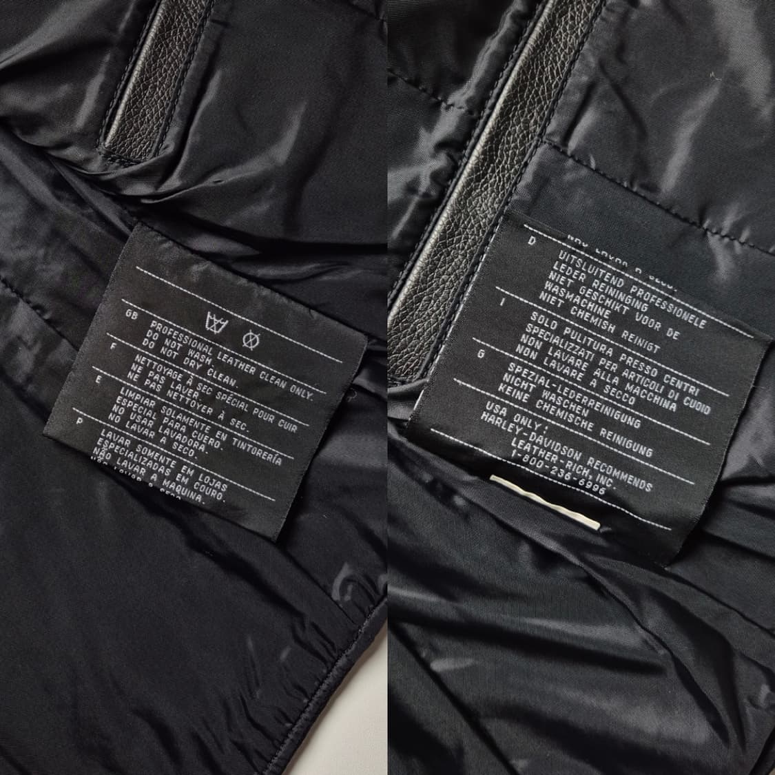 [S] 할리데이비슨 이글패치로고 레더 베스트 상품이미지9