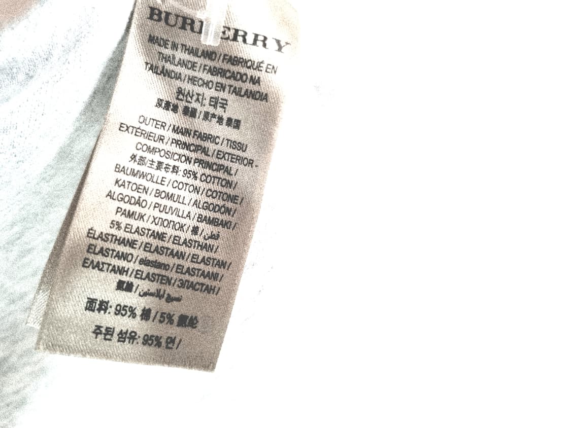 버버리정품 반소매 티셔츠 66사이즈 상품이미지7