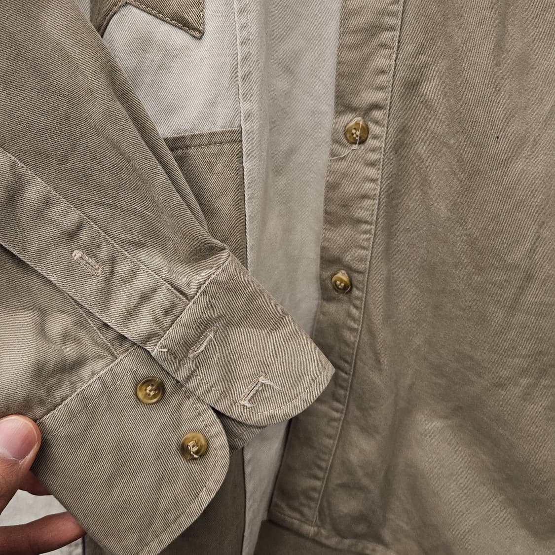 90s 클래식 웨스턴패치 체스트 포켓 워크 셔츠 N1129 상품이미지4