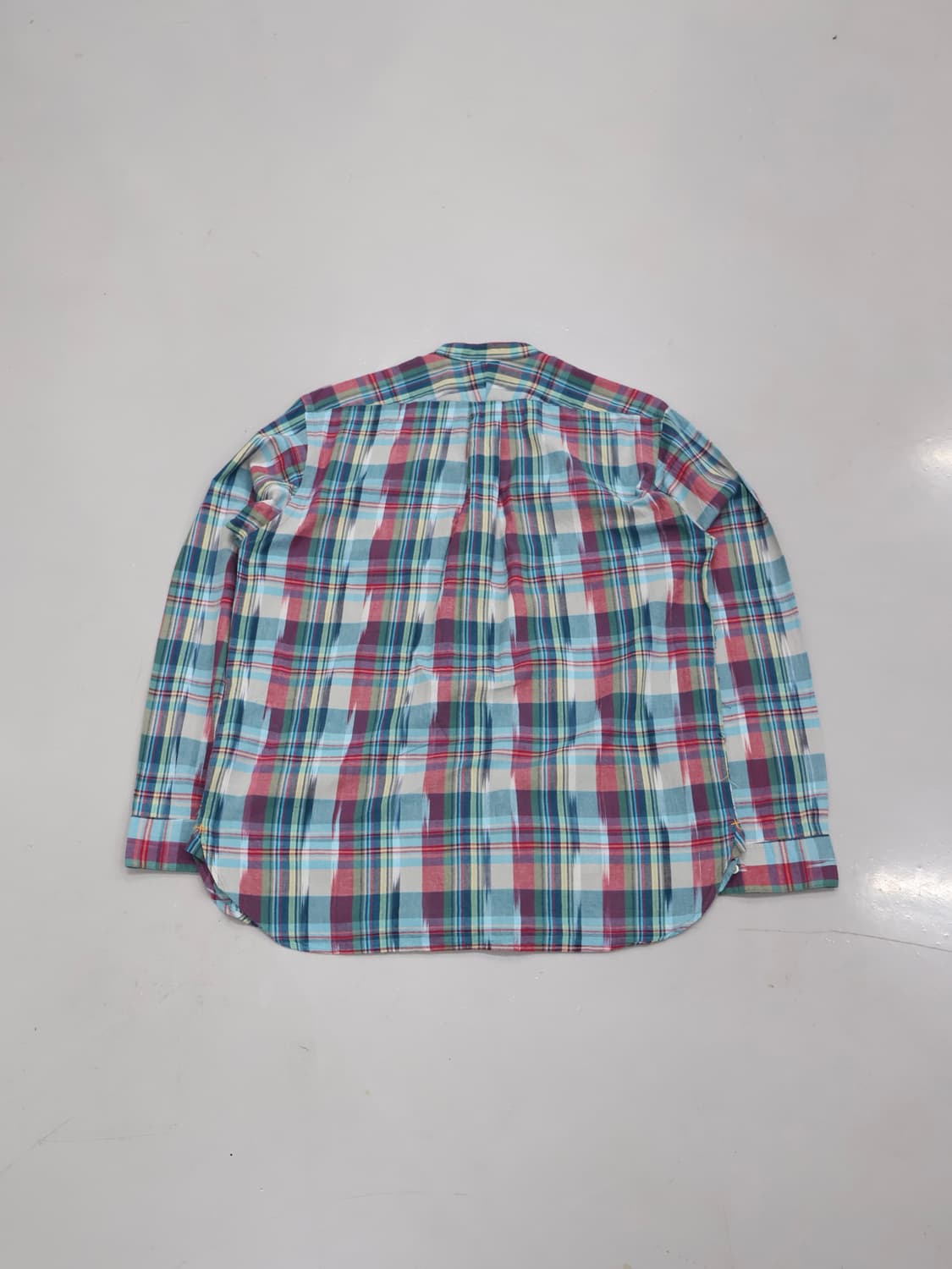 BEAMS India Madras Pullover Shirt 상품이미지2