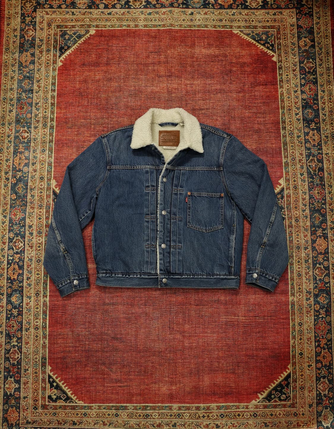 리바이스 프리미엄 쉐르파 데님자켓 1세대 판매 상품이미지1