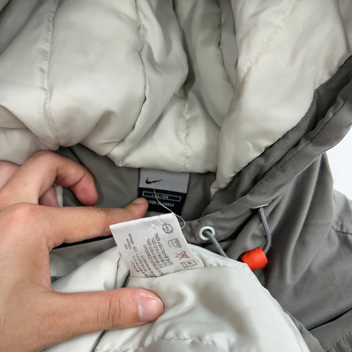 나이키 00s 카키 패딩 아노락 XL 상품이미지6