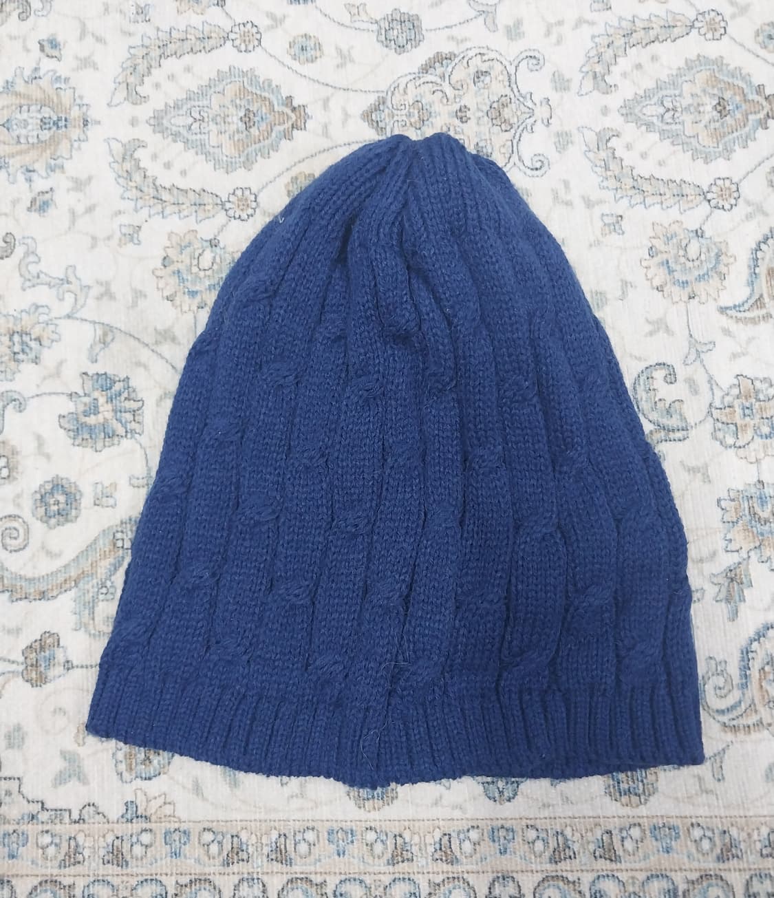 예일 Yale 네이비색 니트 비니 상품이미지2