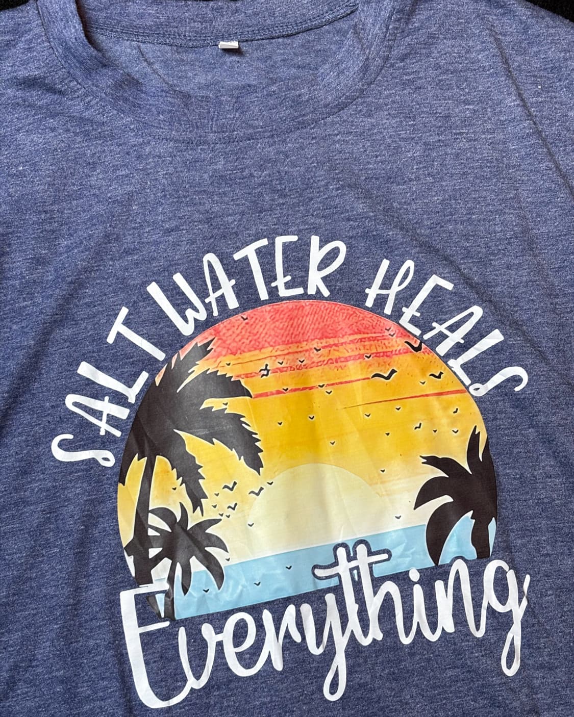 일본빈티지 해변 티셔츠 상품이미지2